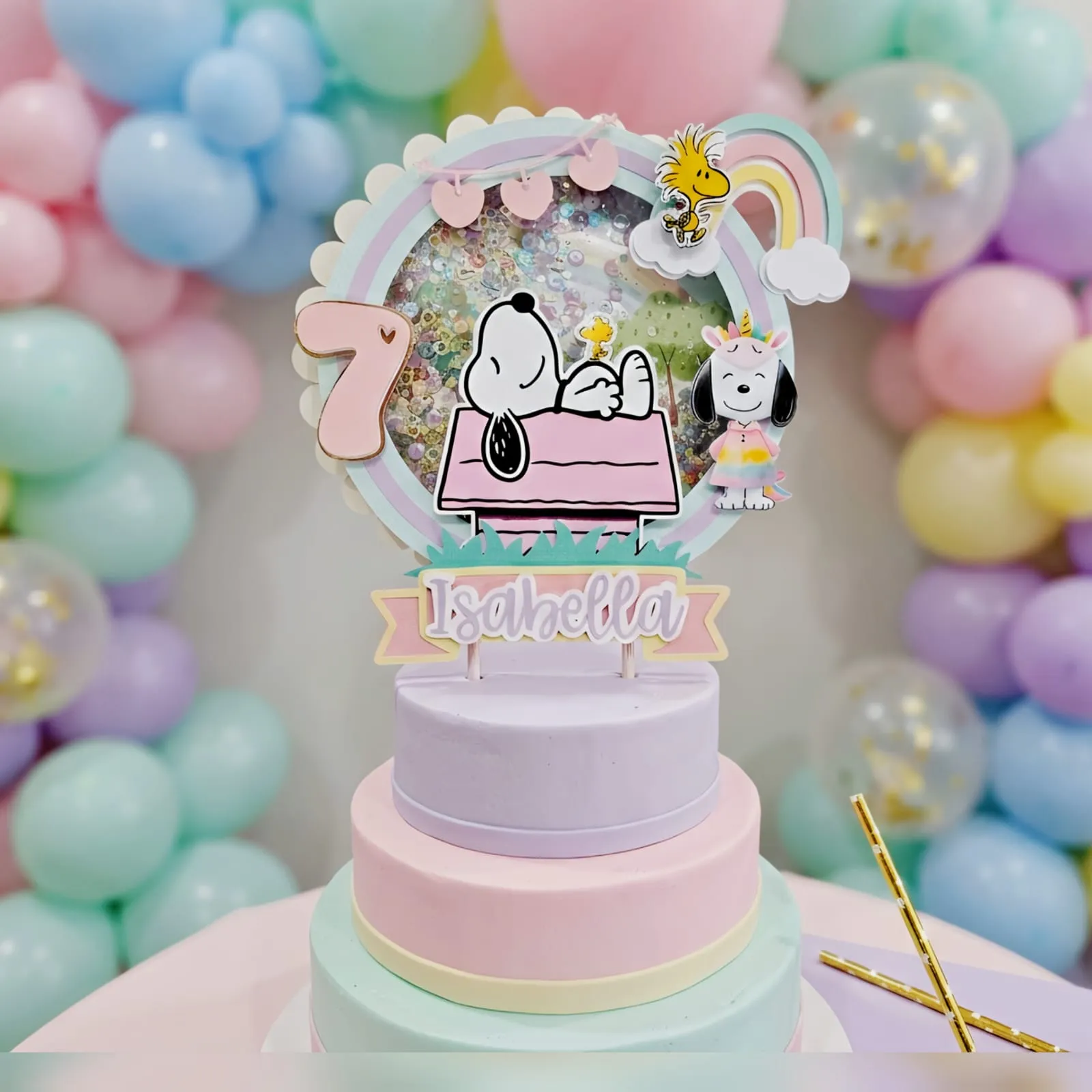 Cake Topper Shaker con Luz